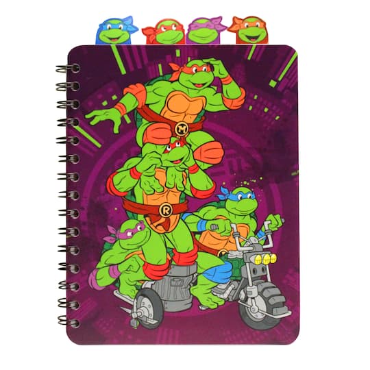 Teenage Mutant Ninja Turtles 4-Tab Spiral Journal